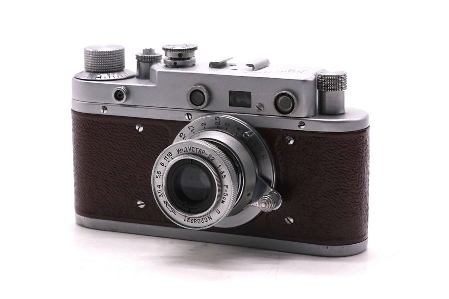 Фотоаппарат советский Зоркий С красный (СССР)