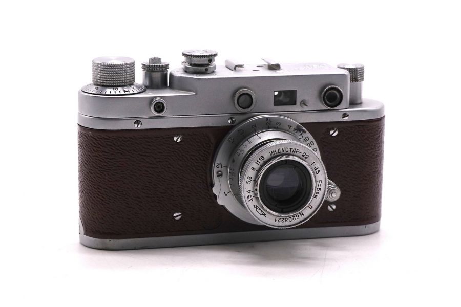 Фотоаппарат советский Зоркий С красный (СССР)