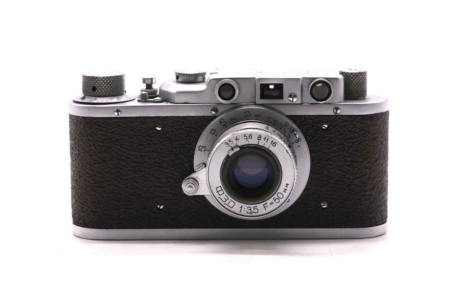 Камера Фэд 1 Завод им. Дзержинского коричневый