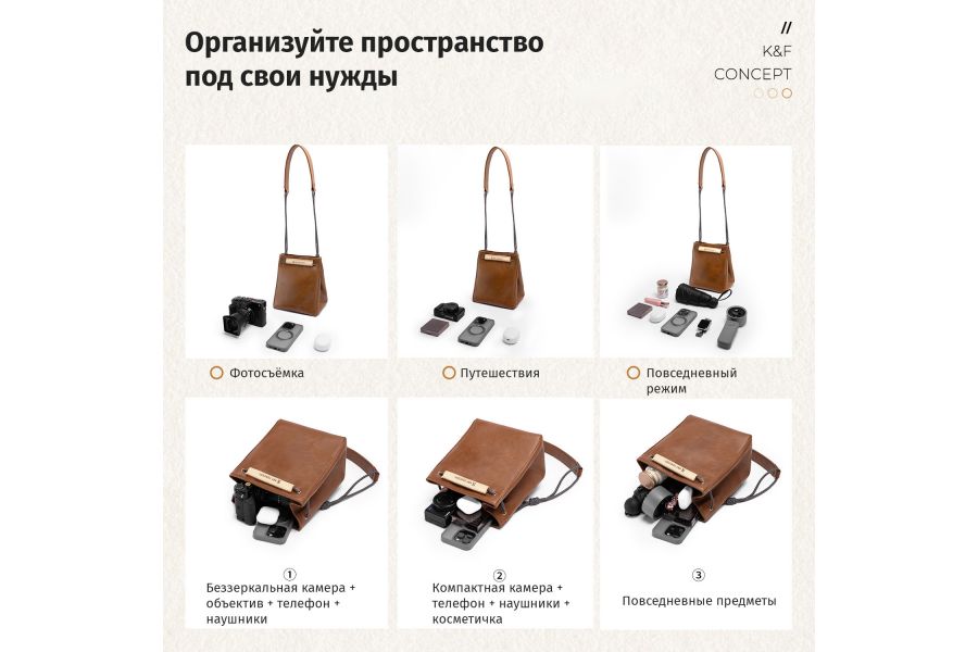 Сумка K&F Concept KF13.224V3 Зеленая