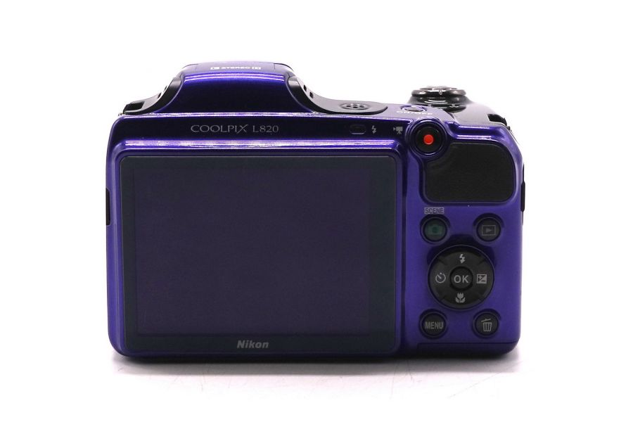 Цифровой фотоаппарат Nikon Coolpix L820 blue