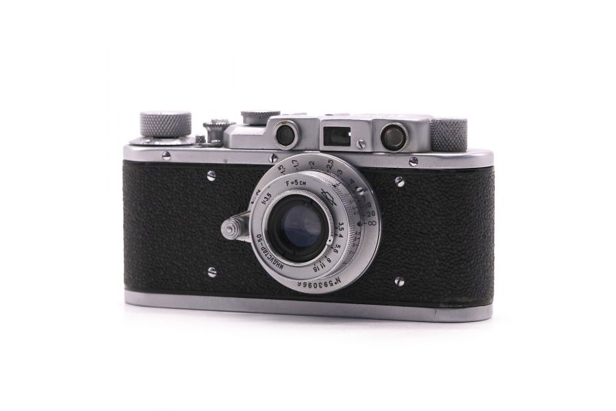 Советский фотоаппарат Зоркий / Zorki + Индустар 50