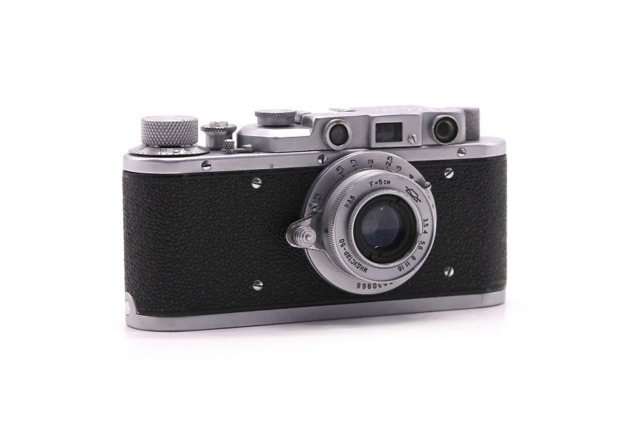 Советский фотоаппарат Зоркий / Zorki + Индустар 50