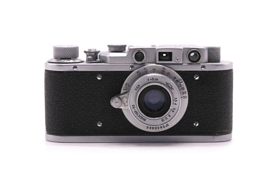 Советский фотоаппарат Зоркий / Zorki + Индустар 50