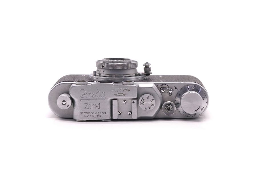 Советский фотоаппарат Зоркий / Zorki + Индустар 50