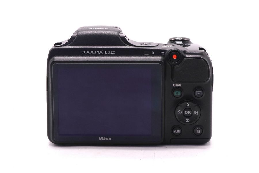 Компактный фотоаппарат Nikon Coolpix L820 (чёрный)