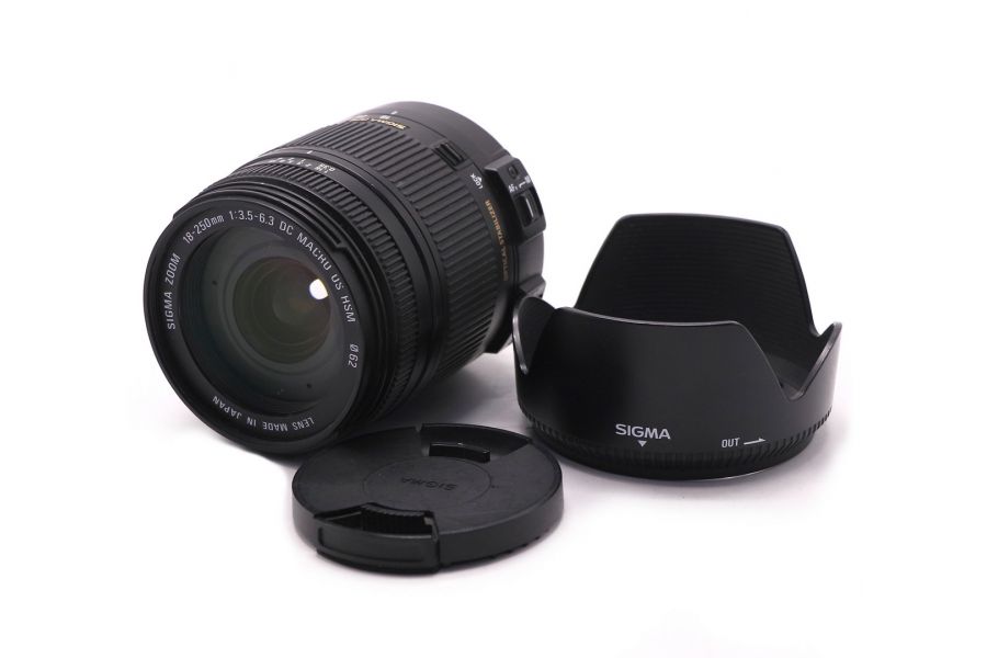 Объектив Sigma AF 18-250mm f/3.5-6.3 DC OS HSM Macro для Canon