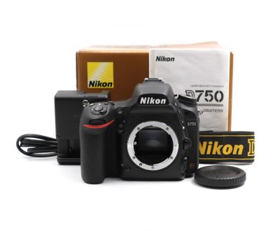 Nikon D750 body в упаковке (пробег 130645 кадров)