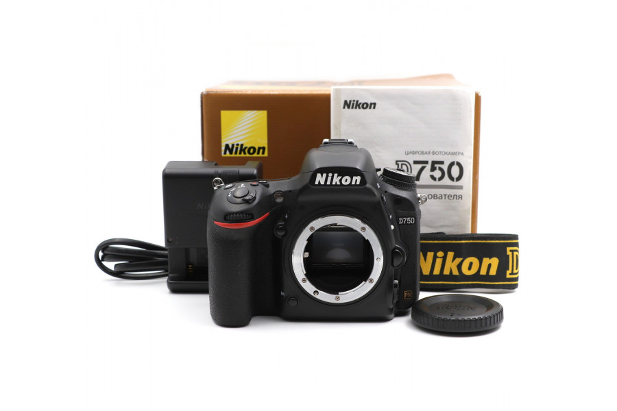 Nikon D750 body в упаковке (пробег 130645 кадров)
