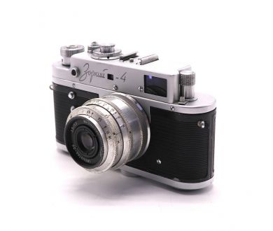 Пленочный фотоаппарат Зоркий 4 + Индустар-50