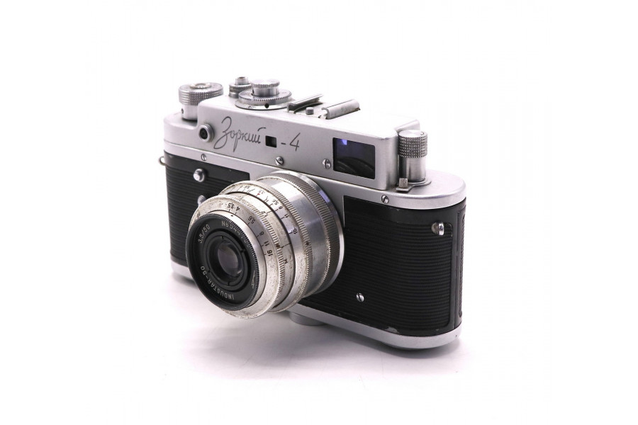 Пленочный фотоаппарат Зоркий 4 + Индустар-50