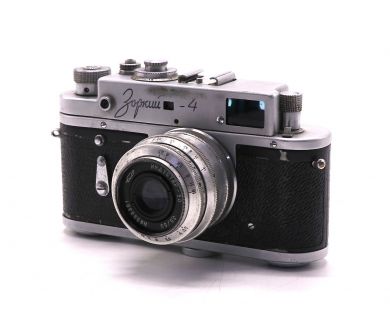 Пленочный фотоаппарат Зоркий 4 + Индустар-50