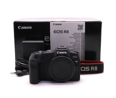 Canon EOS R8 body в упаковке (пробег 1430 кадров)