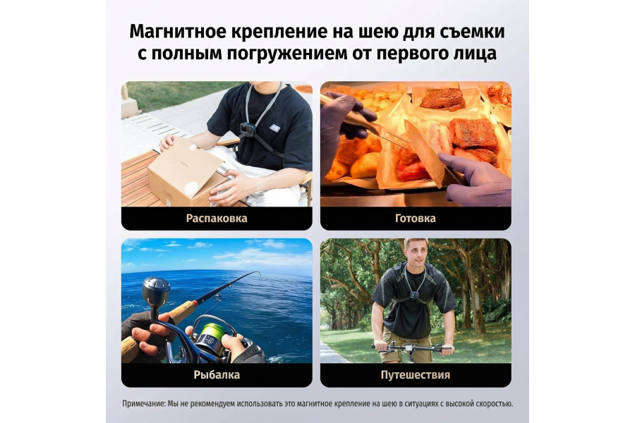 Магнитное крепление для экшн-камер GoPro JJC MNM-AC1