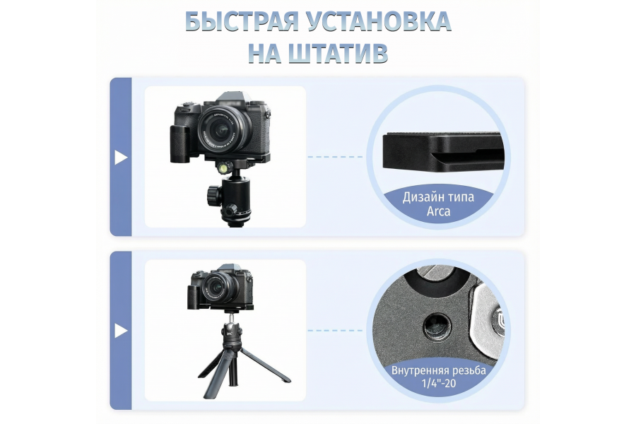 L-образная рукоятка JJC HG-XS20 для Fujifilm X-S20