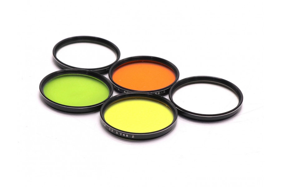 Винтажный набор светофильтров для камер Mamiya в упаковке