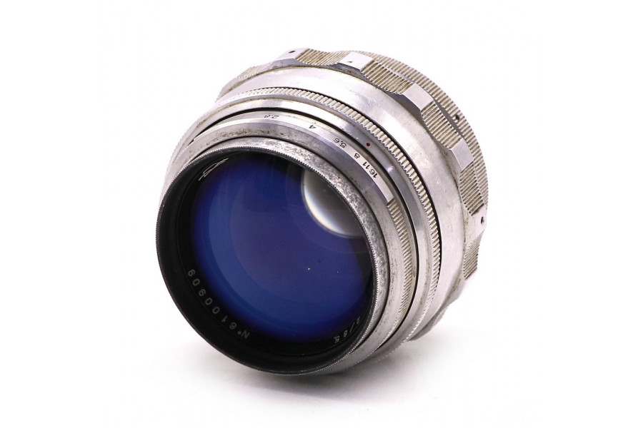Советский объектив Юпитер-9 2/85 М39 silver зерк