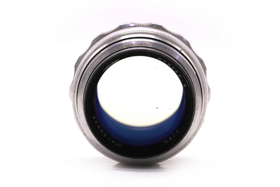 Советский объектив Юпитер-9 2/85 М39 silver зерк