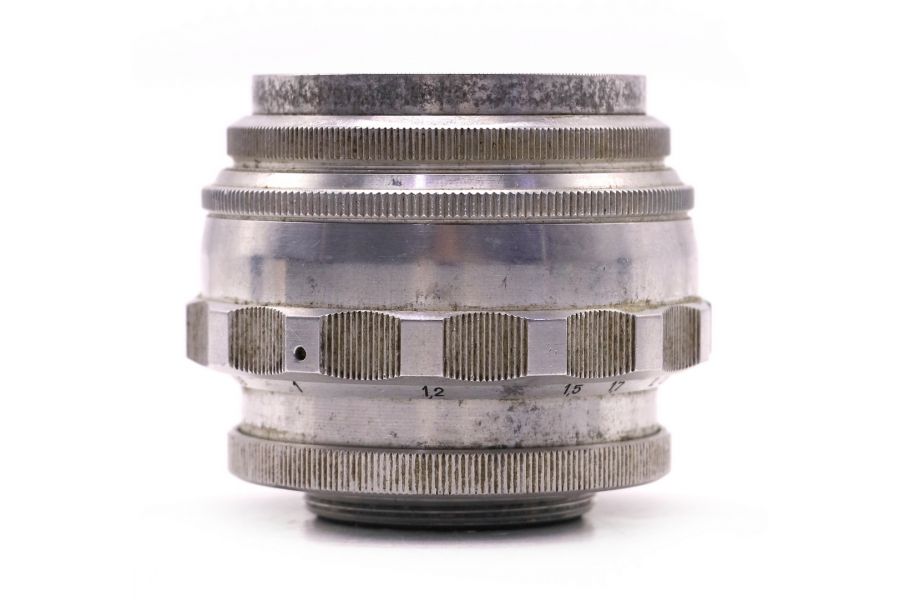 Советский объектив Юпитер-9 2/85 М39 silver зерк