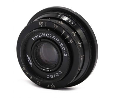 Винтажный Индустар-50-2 f/3.5 50mm + Адаптер Nikon F — Резкий боке!
