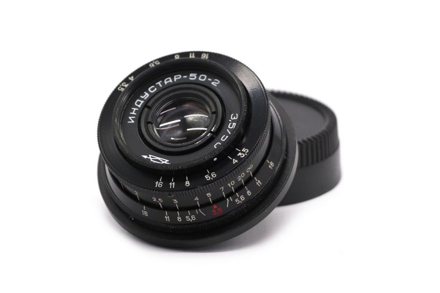 Винтажный Индустар-50-2 f/3.5 50mm + Адаптер Nikon F — Резкий боке!