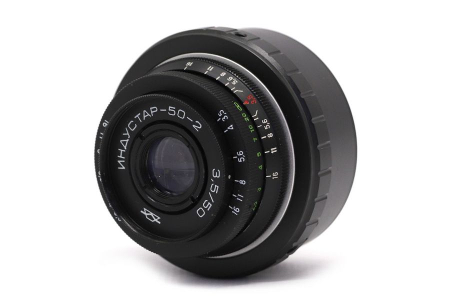 Винтажный Индустар-50-2 f/3.5 50mm + Адаптер Micro 4/3 — Резкий боке!