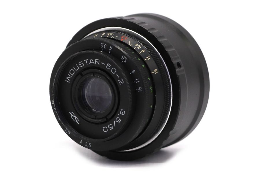 Винтажный Индустар-50-2 f/3.5 50mm + Адаптер Sony E/FE — Резкий боке!