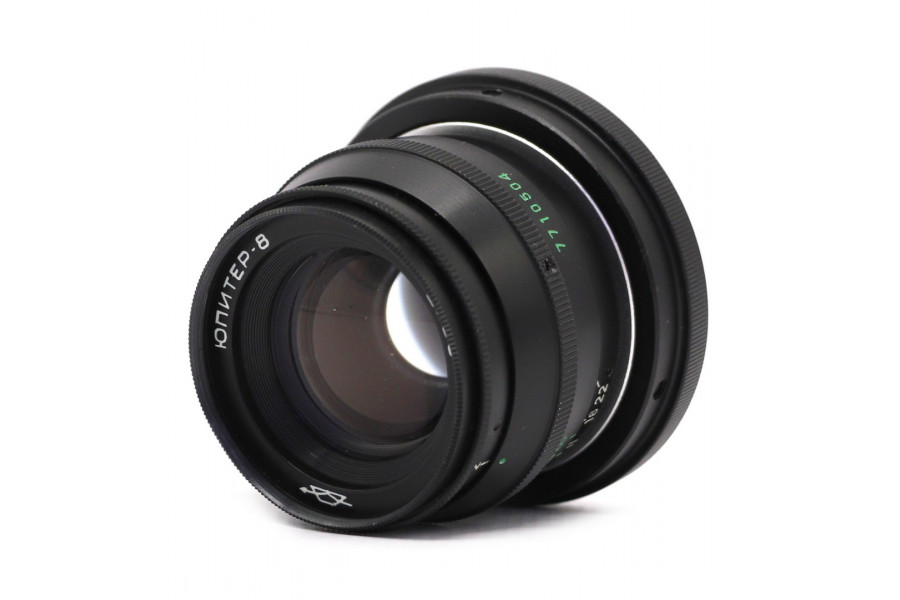 Винтажный Юпитер-8 f/2 50mm чёрный + адаптер Sony E/FE — Ламповый портретник!