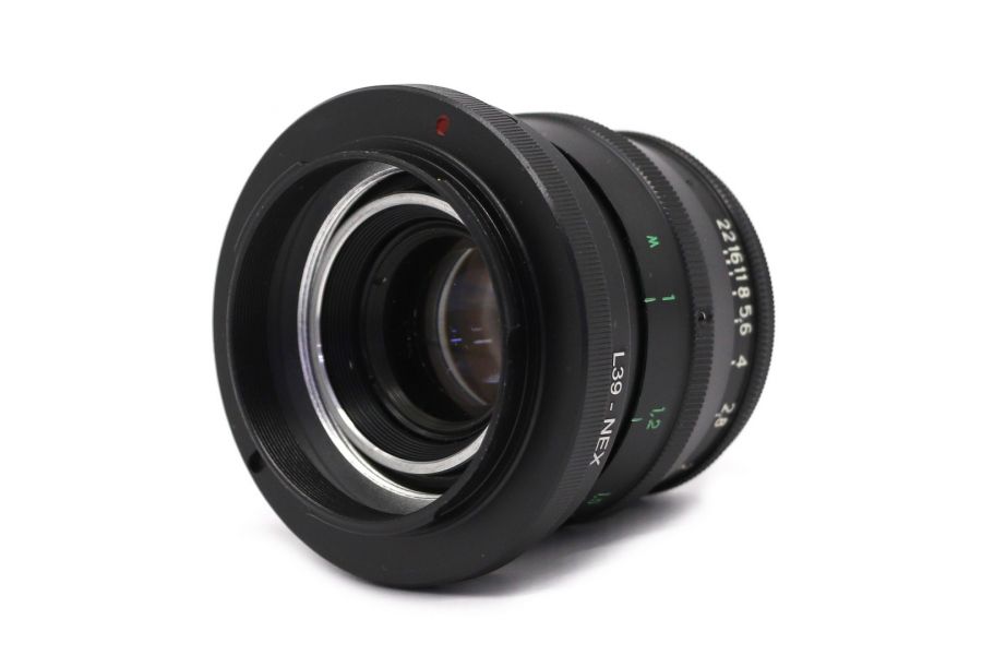 Винтажный Юпитер-8 f/2 50mm чёрный + адаптер Sony E/FE — Ламповый портретник!