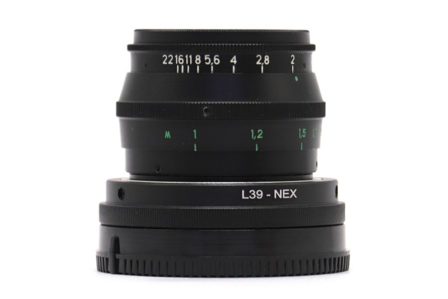 Винтажный Юпитер-8 f/2 50mm чёрный + адаптер Sony E/FE — Ламповый портретник!