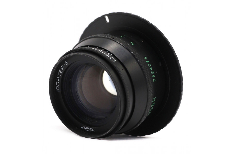 Винтажный Юпитер-8 f/2 50mm чёрный + адаптер Canon EF/EF-S — Ламповый портретник!
