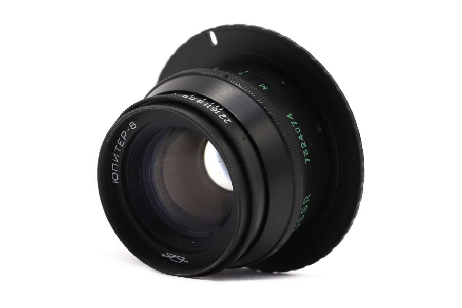 Винтажный Юпитер-8 f/2 50mm чёрный + адаптер Canon EF/EF-S — Ламповый портретник!