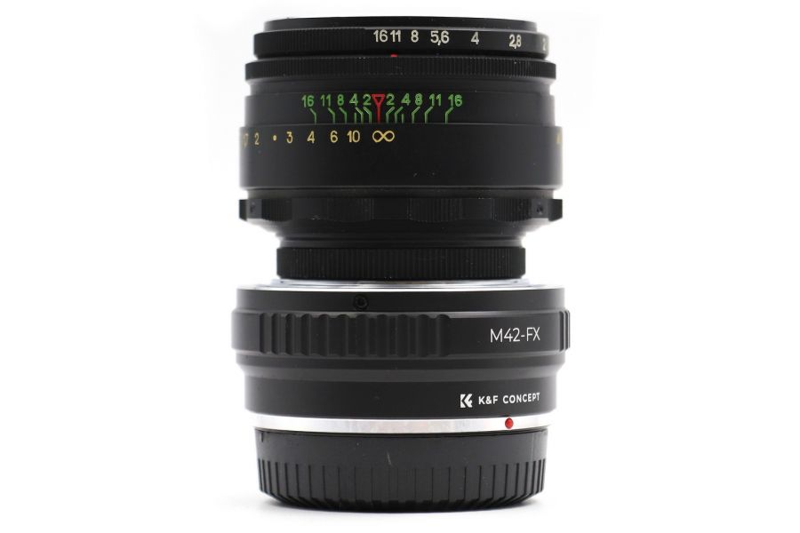 Гелиос-44-2 58mm f/2 + премиум адаптер K&F Concept для Fujifilm X– Культовый портретник