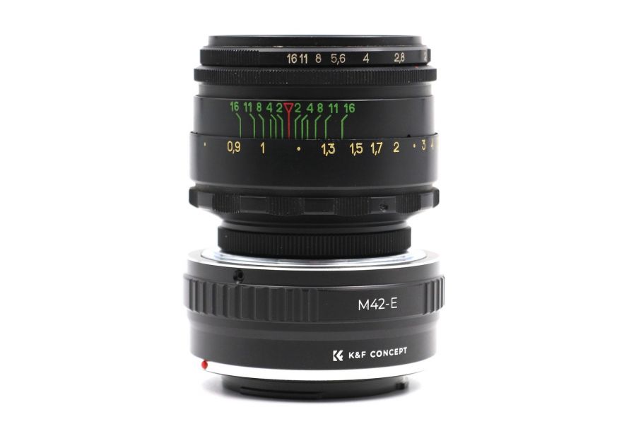 Гелиос-44-2 58mm f/2 + премиум адаптер K&F Concept для Sony E/FE– Культовый портретник