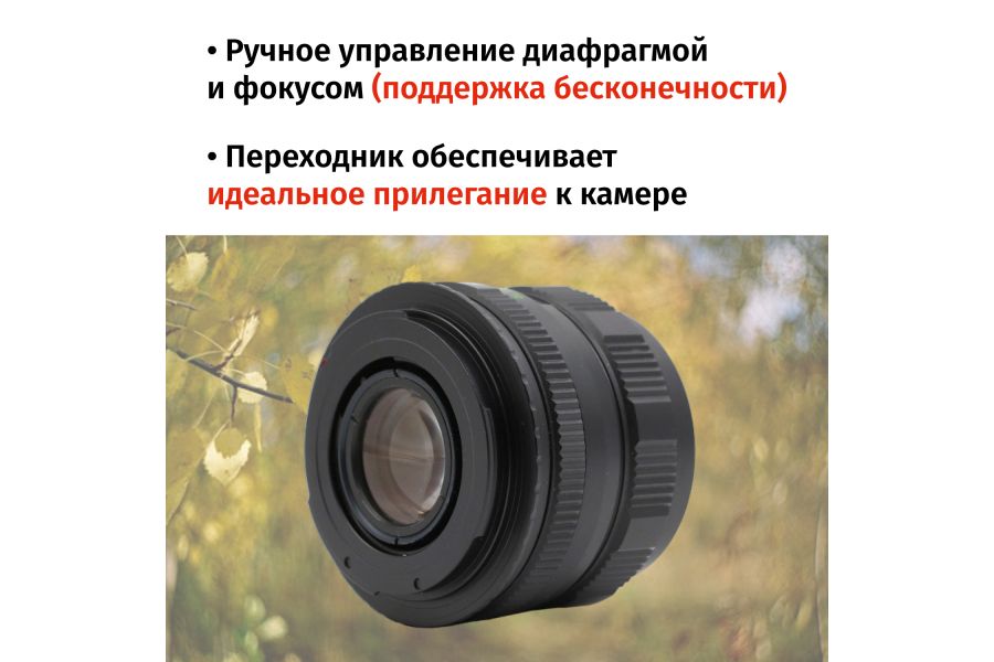 Гелиос-44М-4 58mm f/2 + переходник Canon EF/EF-S – Резкий центр, теплые тона