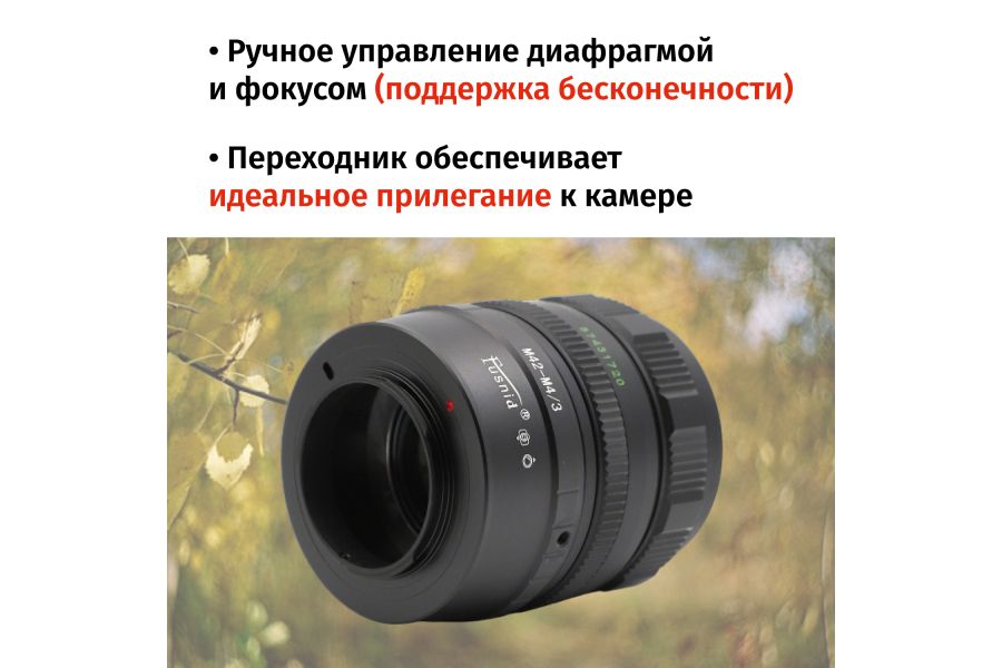 Гелиос-44М-4 58mm f/2 + переходник Micro 4/3 – Резкий центр, теплые тона