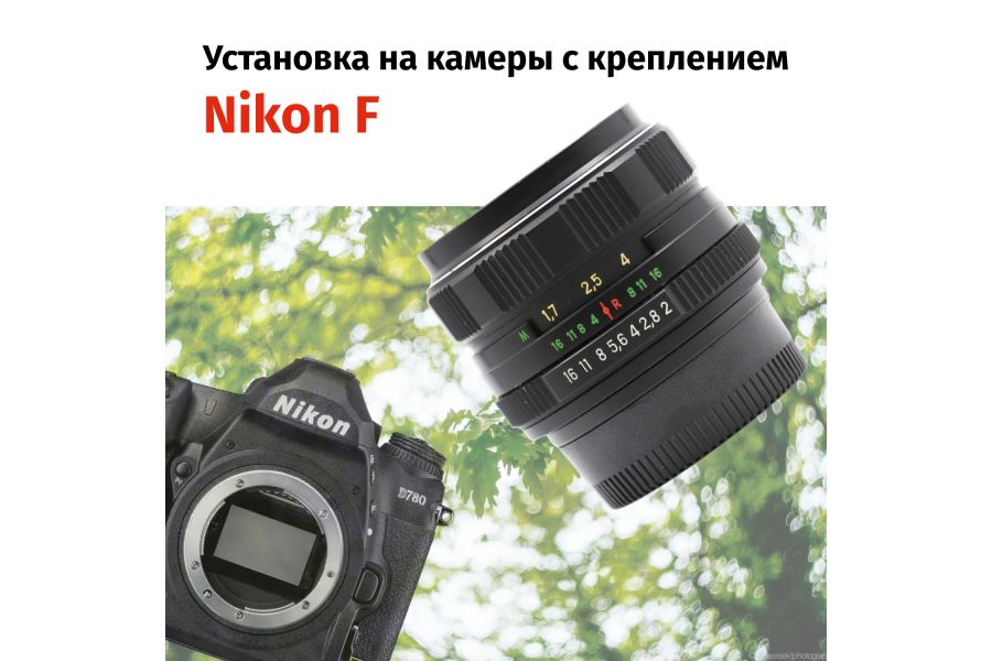 Гелиос-44М-4 58mm f/2 + переходник Nikon F – Резкий центр, теплые тона