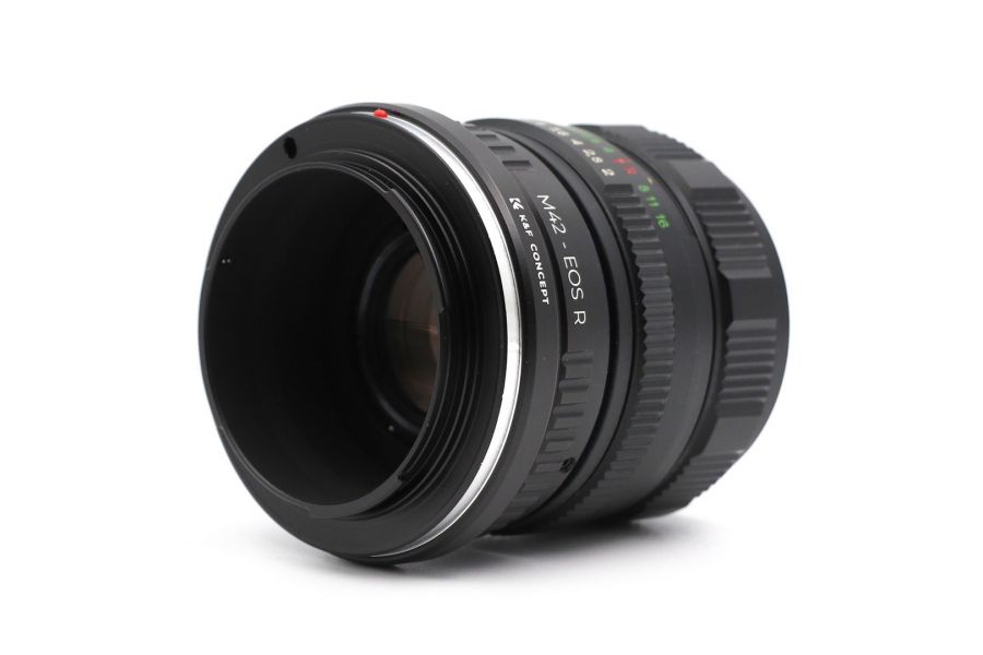 Гелиос-44М-4 58mm f/2 + премиум адаптер K&F Concept для Canon EOS R – Теплый контраст