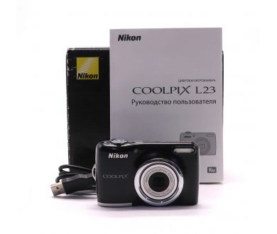Фотоаппарат цифровой Nikon Coolpix L23 в упаковке
