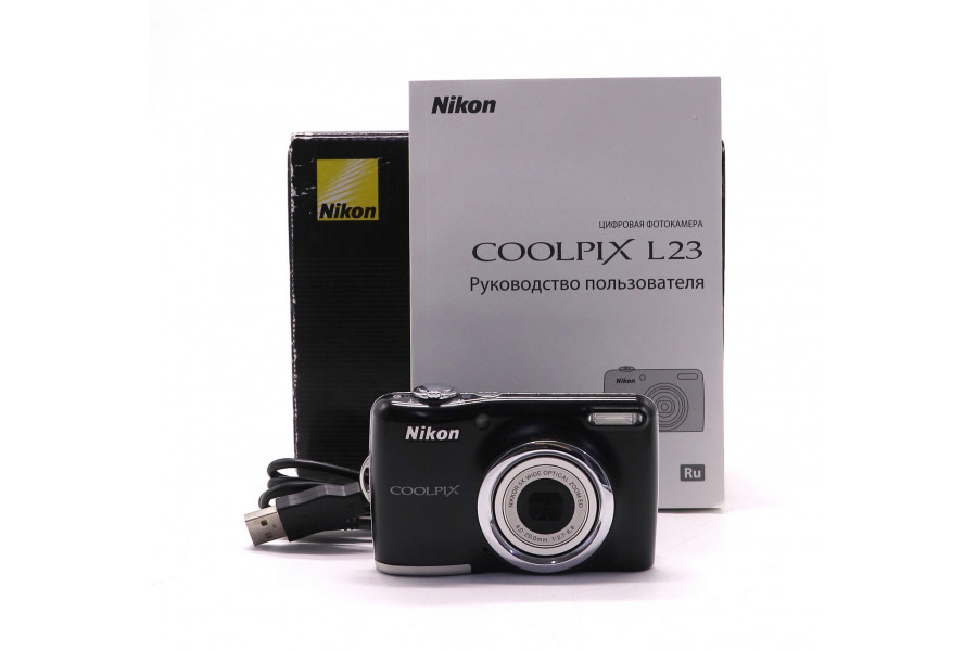 Фотоаппарат цифровой Nikon Coolpix L23 в упаковке