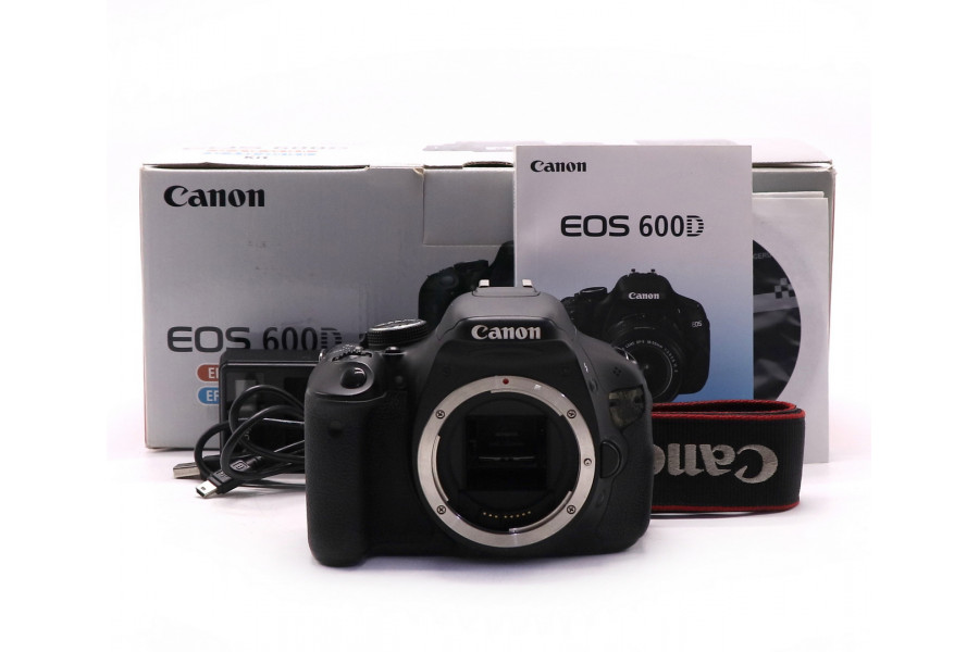 Canon EOS 600D body в упаковке (пробег 70745 кадров)