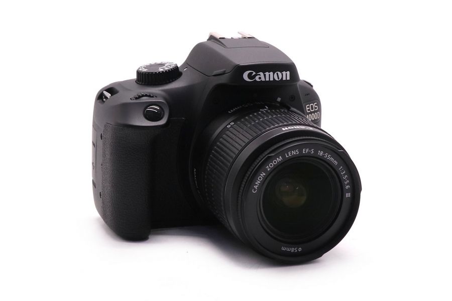Canon EOS 4000D kit в упаковке (пробег 1355 кадров)