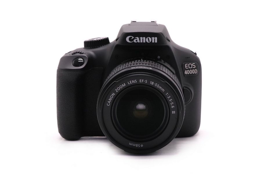 Canon EOS 4000D kit в упаковке (пробег 1355 кадров)