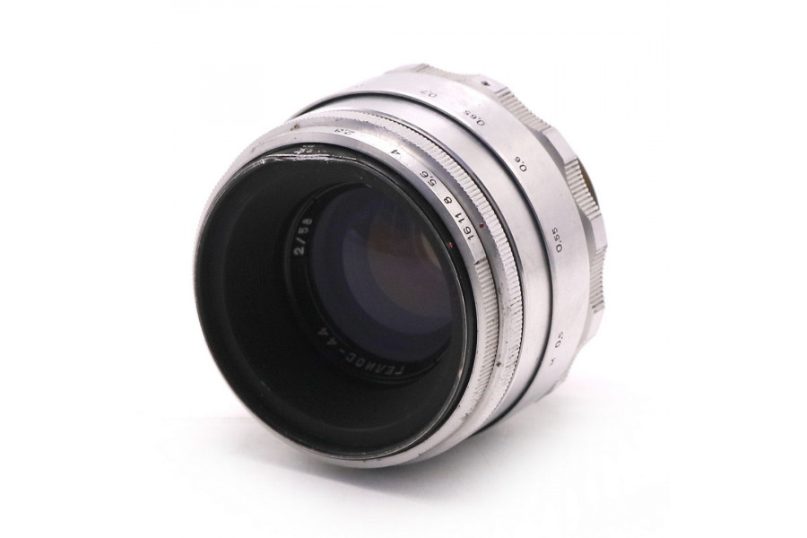 Объектив мануальный Гелиос-44 2/58 серебряный