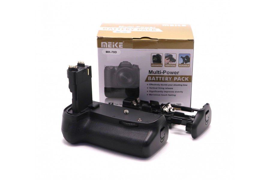 Батарейная ручка Meike MK-70D в упаковке
