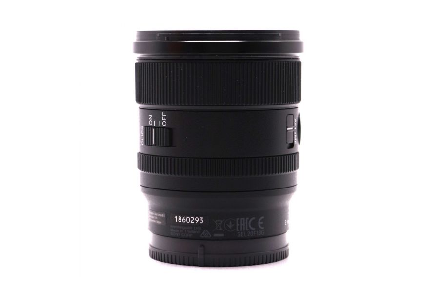 Объектив Sony 1.8/20mm SEL20F18 в упаковке