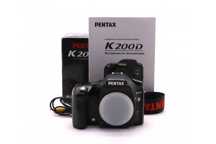 Pentax K200d body в упаковке (пробег 23450 кадров)