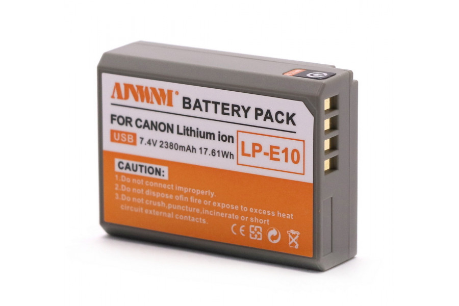 Аккумулятор LP-E10D для Canon (2 шт.) в упаковке