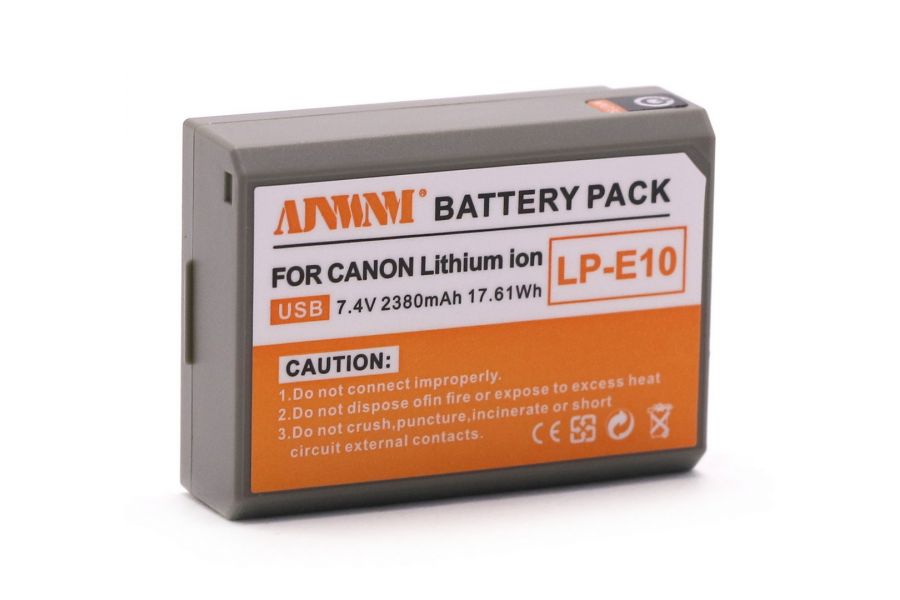 Аккумулятор LP-E10D для Canon (2 шт.) в упаковке