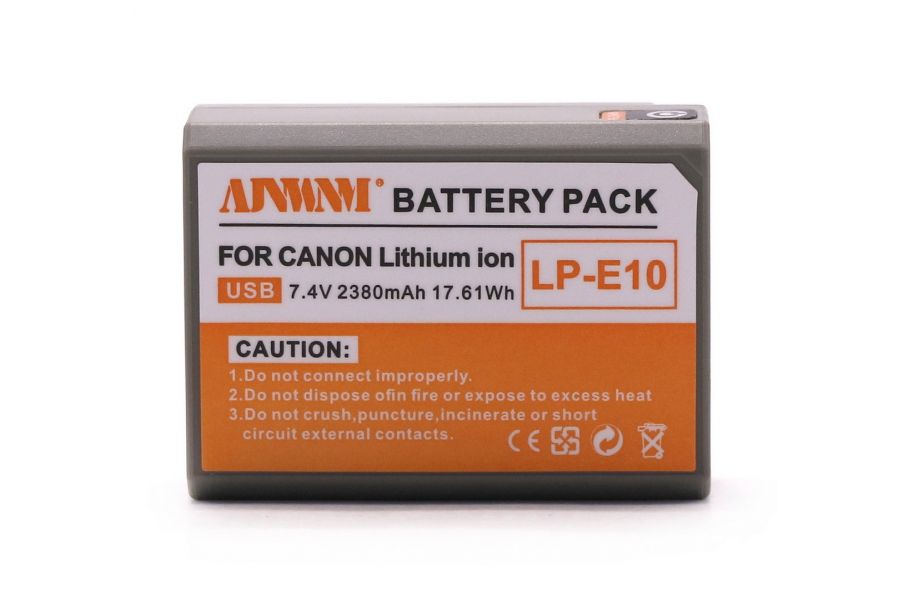 Аккумулятор LP-E10D для Canon (2 шт.) в упаковке